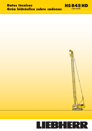 Paletli vinçler - kafes patlaması Liebherr HS 845 HD Litr.