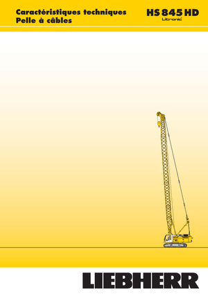 Paletli vinçler - kafes patlaması Liebherr HS 845 HD Litr.