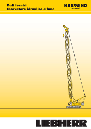 Crawler cranes - Lattice boom Liebherr HS 895 HD