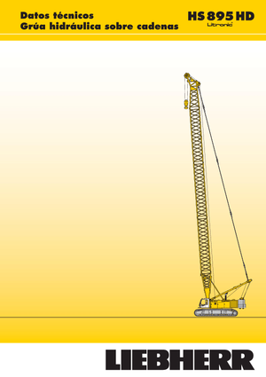 Crawler cranes - Lattice boom Liebherr HS 895 HD