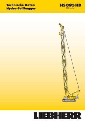 Crawler cranes - Lattice boom Liebherr HS 895 HD