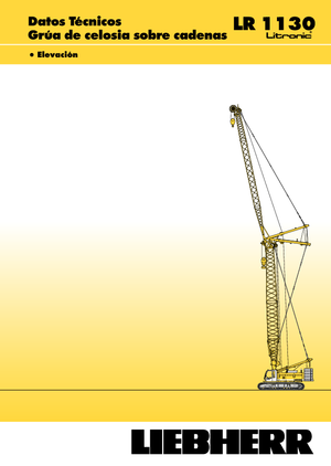 Crawler cranes - Lattice boom Liebherr LR 1110