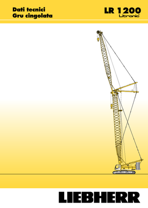 Crawler cranes - Lattice boom Liebherr LR 1200