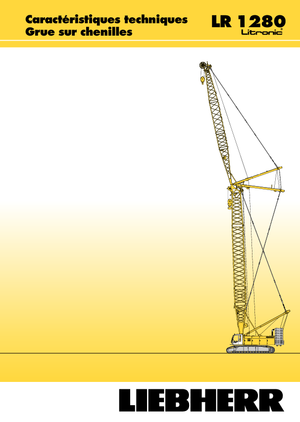 Crawler cranes - Lattice boom Liebherr LR 1280