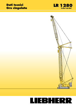 Crawler cranes - Lattice boom Liebherr LR 1280