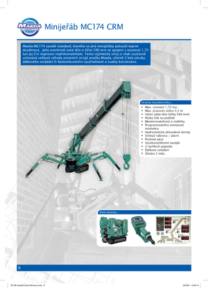 Crawler cranes - Telescopic boom Maeda MC 174 CRM *