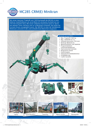 Crawler cranes - Telescopic boom Maeda MC 285 CRM-E