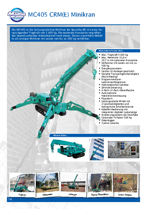 Crawler cranes - Telescopic boom Maeda MC 305 CRME-2
