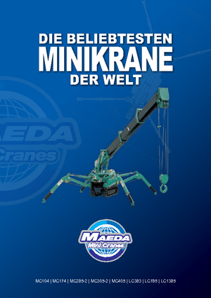 Crawler cranes - Telescopic boom Maeda MC 405 CRME