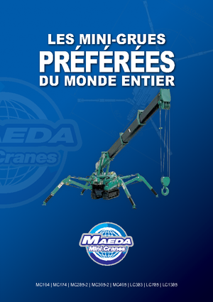 Crawler cranes - Telescopic boom Maeda MC 405 CRME