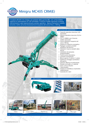 Crawler cranes - Telescopic boom Maeda MC 405 CRME