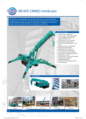 Crawler cranes - Telescopic boom Maeda MC 405 CRME