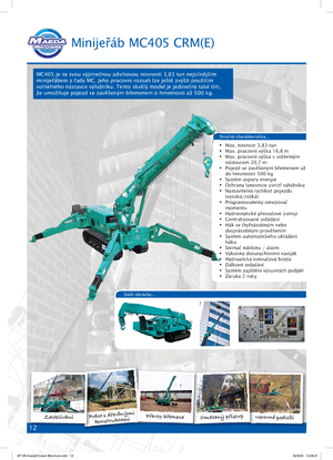 Crawler cranes - Telescopic boom Maeda MC 405 CRME