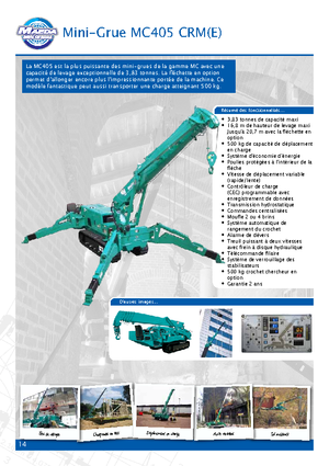 Crawler cranes - Telescopic boom Maeda MC 405 CRME