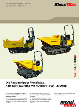 Tracked Dumpers Menzi 23rk