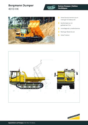 Tracked Dumpers Bergmann 4010HK