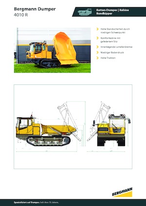 Tracked Dumpers Bergmann 4010R