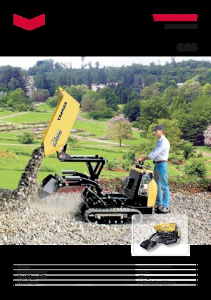 Tracked Dumpers Yanmar C 08 HI Tip +