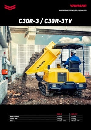 Tracked Dumpers Yanmar C30R-3 
