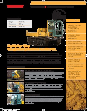 Tracked Dumpers Yanmar C50R-3C