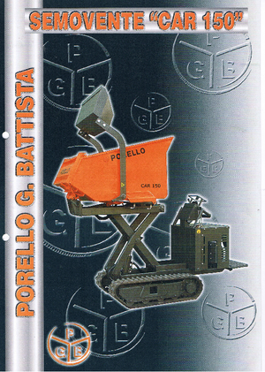 Tracked Dumpers Porello Car 150