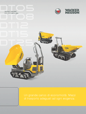 Tracked Dumpers Wacker Neuson DT08