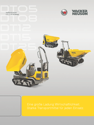 Tracked Dumpers Wacker Neuson DT08