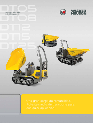 Tracked Dumpers Wacker Neuson DT08