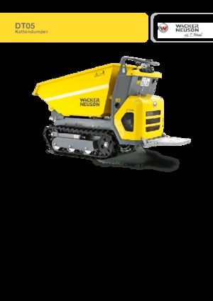 Paletli Damperler Wacker Neuson DT05