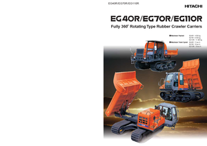 Tracked Dumpers Hitachi EG 110 R