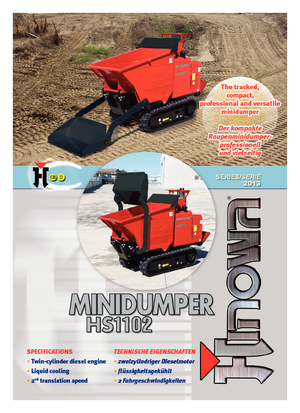 Tracked Dumpers Hinowa HS1102