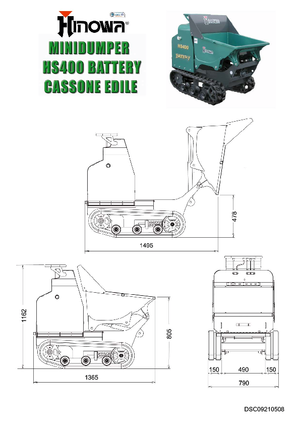 Paletli Damperler Hinowa HS400