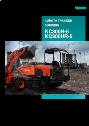 Tracked Dumpers Kubota KC300HR-5