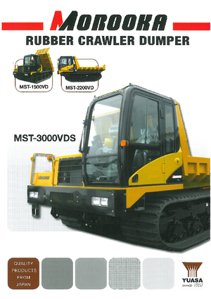 Paletli Damperler Morooka MST 1500 VD