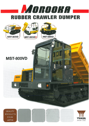 Tracked Dumpers Morooka MST 800 VD