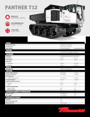 Tracked Dumpers Prinoth Panther T12