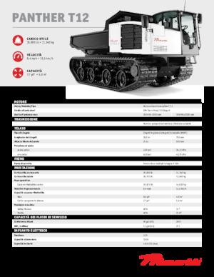 Tracked Dumpers Prinoth Panther T12