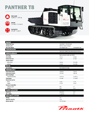 Tracked Dumpers Prinoth Panther T8