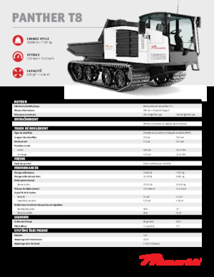 Tracked Dumpers Prinoth Panther T8