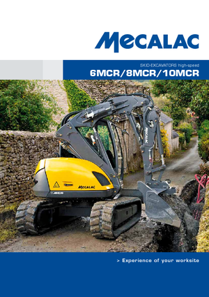 Mini Excavators Mecalac 6MCR
