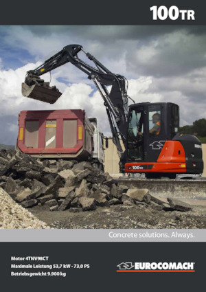 Crawler Excavators Eurocomach 100 TR