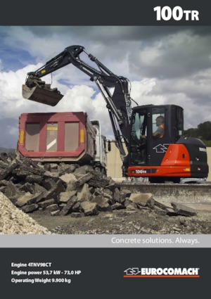 Crawler Excavators Eurocomach 100 TR