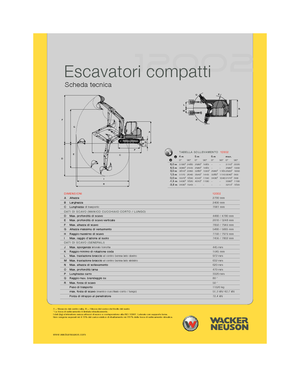 Crawler Excavators Wacker Neuson 12002