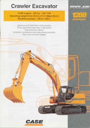 Crawler Excavators Case Poclain 1288 NLC