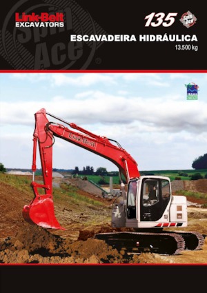 Crawler Excavators Link-Belt 135 Spin Ace