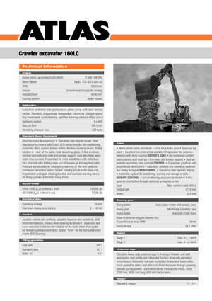 Crawler Excavators Atlas 160 LC