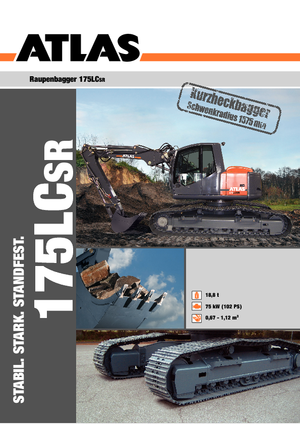 Crawler Excavators Atlas 175 LC-SR