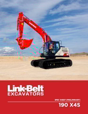 Crawler Excavators Link-Belt 190 X4S