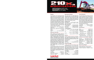 Crawler Excavators Link-Belt 210 X3