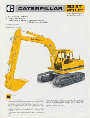 Crawler Excavators Caterpillar 213